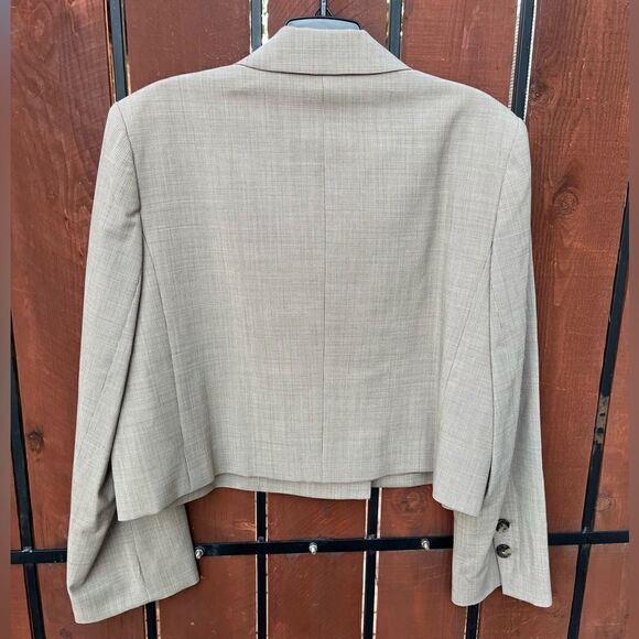 NEW TWP cropped perfect waiter blazer in camel multi size XL/L - Picture 3 of 9